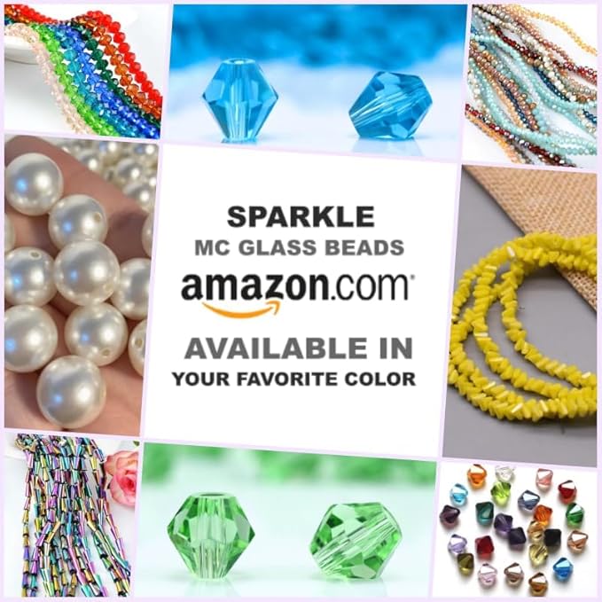SOLASTA Glass Seed Beads 10000pcs 2mm for Jewelry Making – DIY Bracelet Beads, Bedazzling Kit, Necklace Making, Glass Beads for Crafts | 12 Colors (Copper)