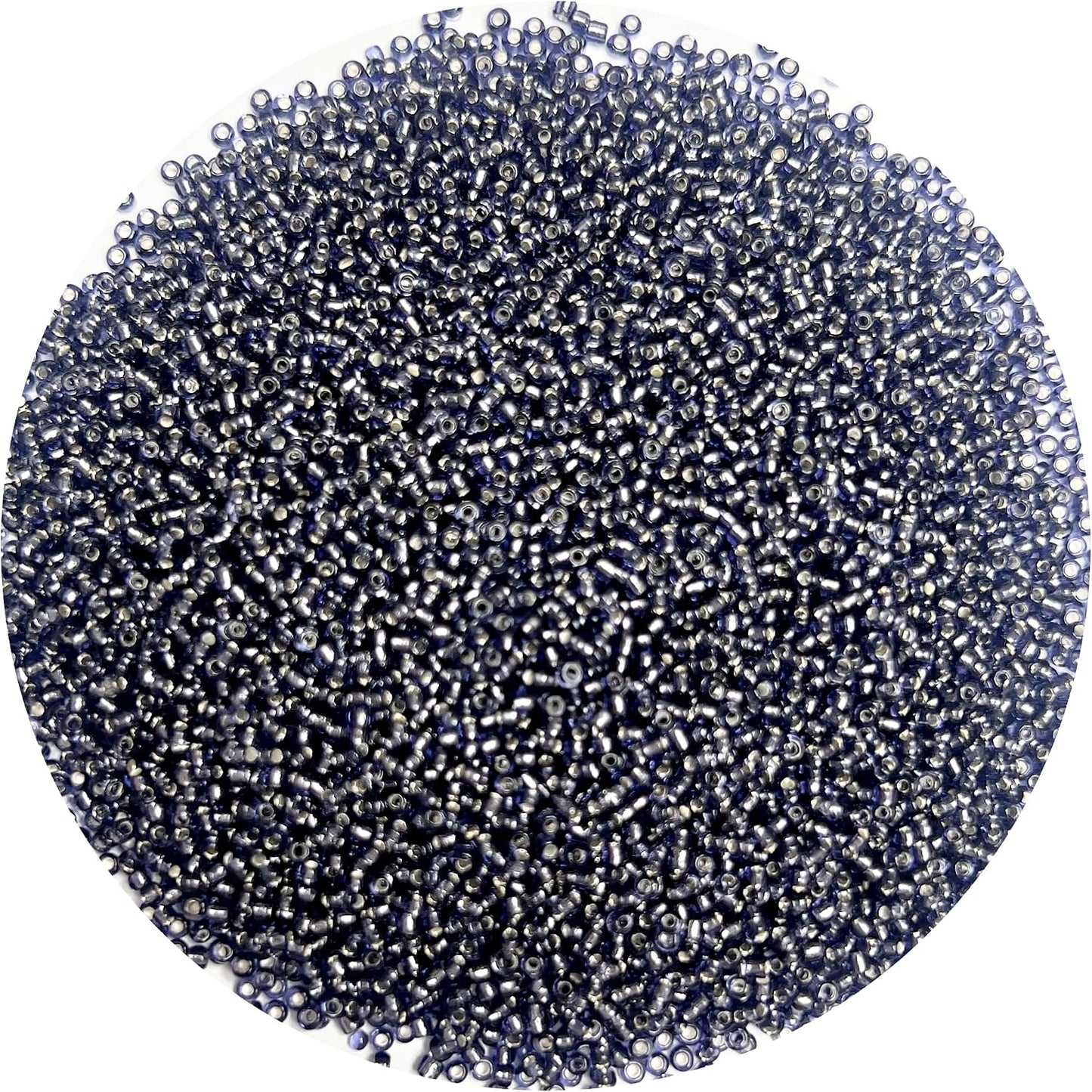 SOLASTA 12/0 Glass Seed Beads 10000pcs 2mm for Jewelry Making – DIY Bracelet Beads, Bedazzling Kit, Necklace Making, Glass Beads for Crafts | (BLACK DIAMOND)