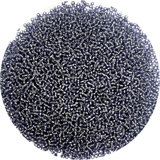 SOLASTA 12/0 Glass Seed Beads 10000pcs 2mm for Jewelry Making – DIY Bracelet Beads, Bedazzling Kit, Necklace Making, Glass Beads for Crafts | (BLACK DIAMOND)