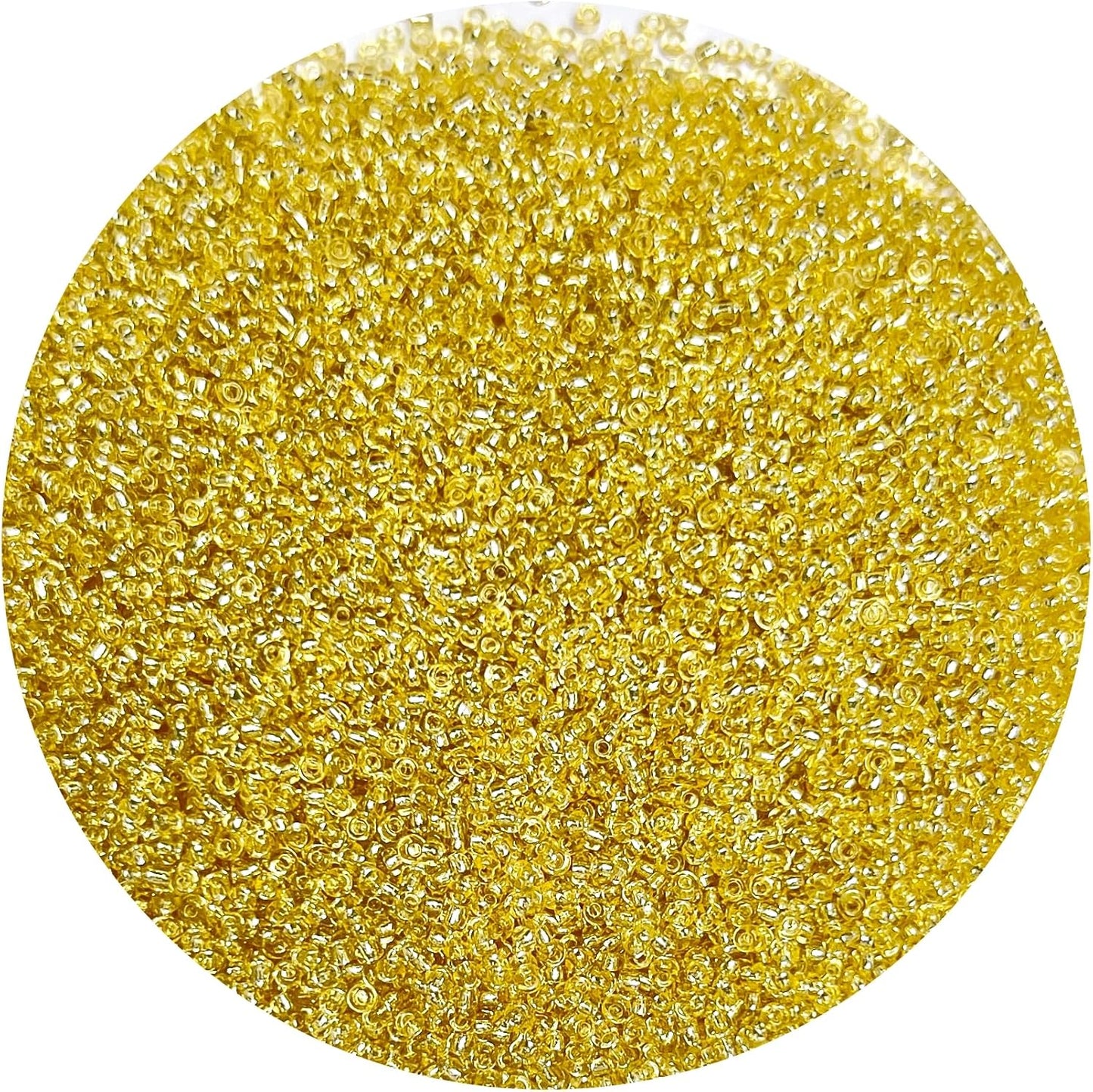 SOLASTA 12/0 Glass Seed Beads 10000pcs 2mm for Jewelry Making – DIY Bracelet Beads, Bedazzling Kit, Necklace Making, Glass Beads for Crafts | (Champagne)