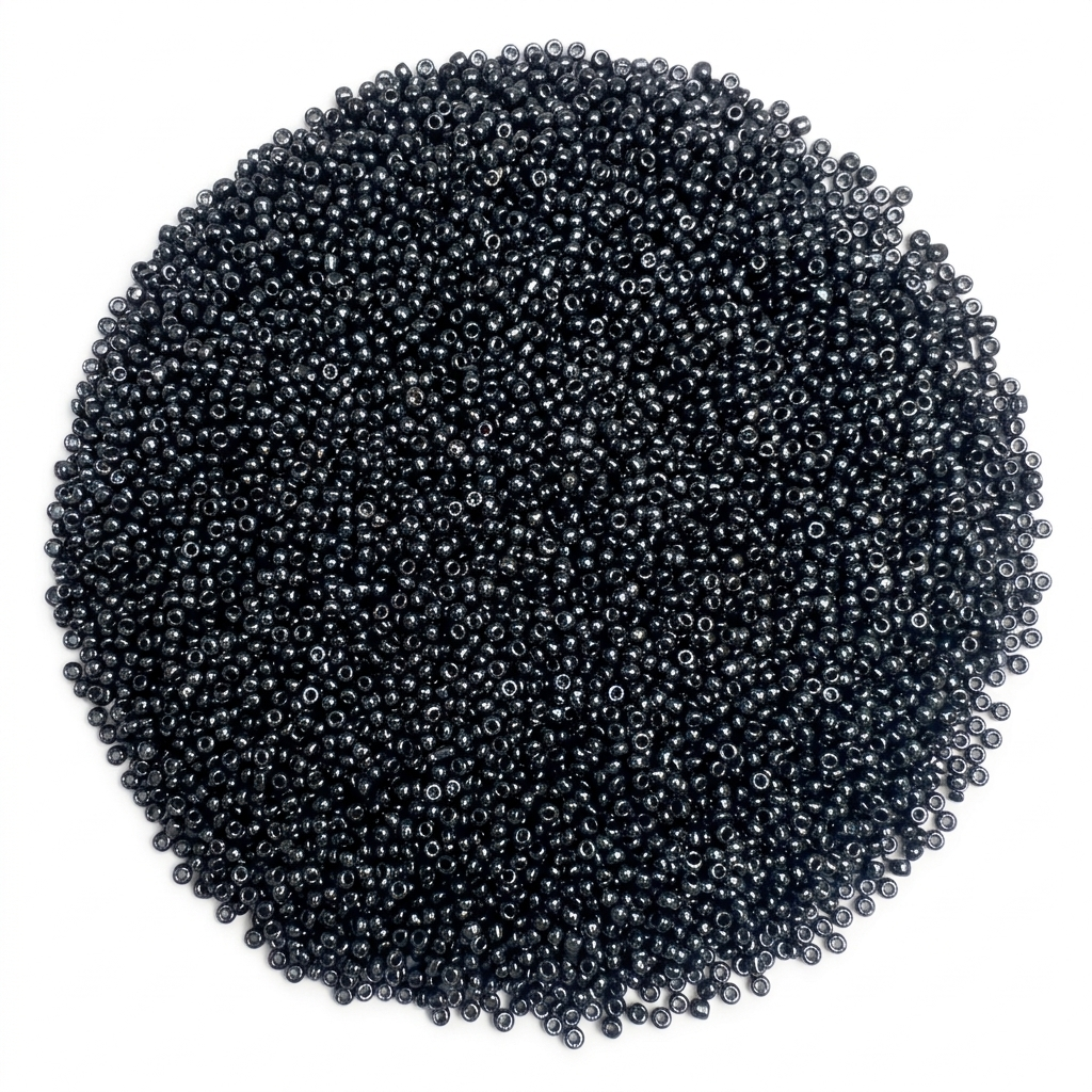 SOLASTA Glass Seed Beads 10000pcs 2mm for Jewelry Making – DIY Bracelet Beads, Bedazzling Kit, Necklace Making, Glass Beads for Crafts | 12 Colors (Dark Metallic Grey)