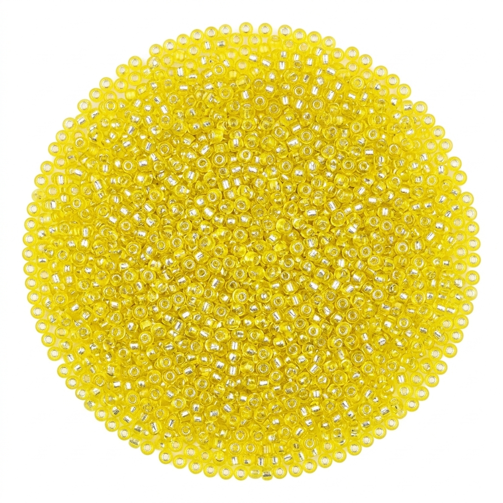 SOLASTA Glass Seed Beads 10000pcs 2mm for Jewelry Making – DIY Bracelet Beads, Bedazzling Kit, Necklace Making, Glass Beads for Crafts | 12 Colors (Lemon Yellow)