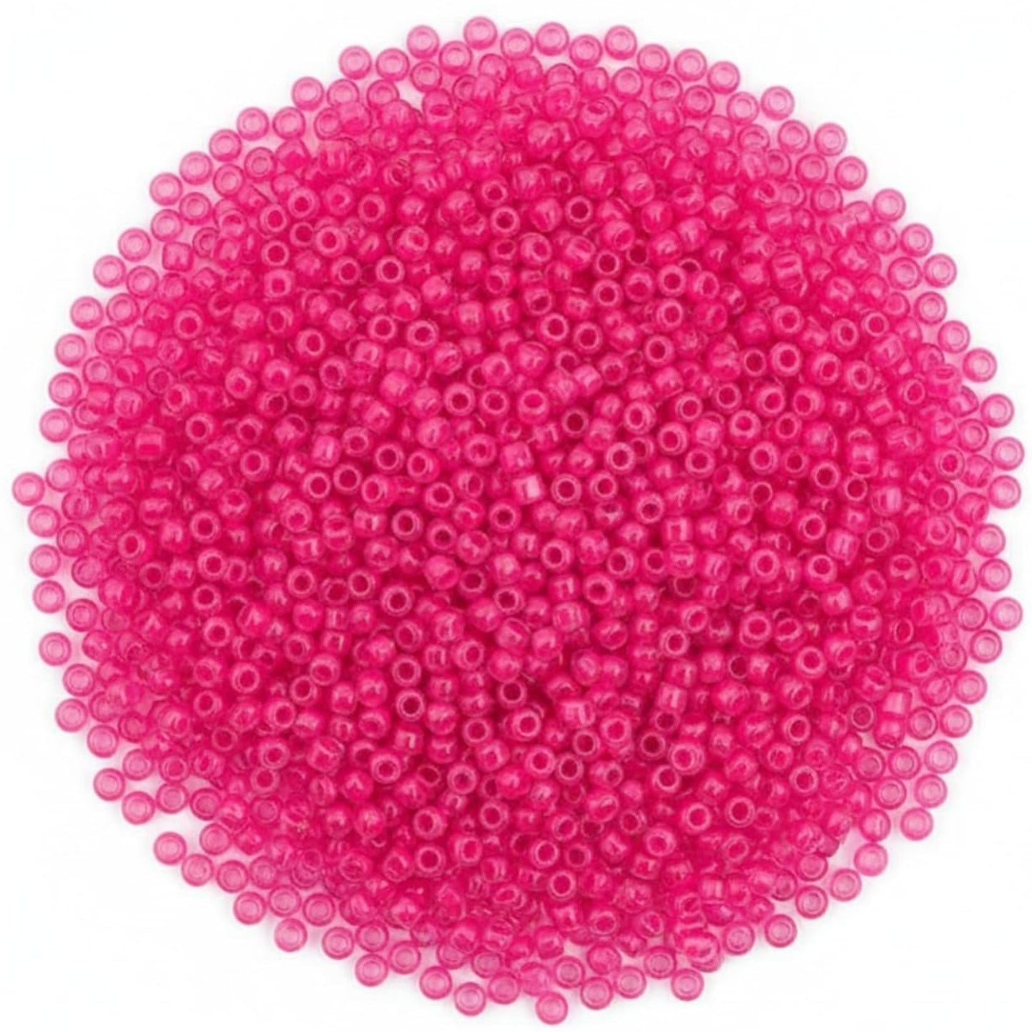 SOLASTA 12/0 Glass Seed Beads 10000pcs 2mm for Jewelry Making – DIY Bracelet Beads, Bedazzling Kit, Necklace Making, Glass Beads for Crafts | (MAGENTA)