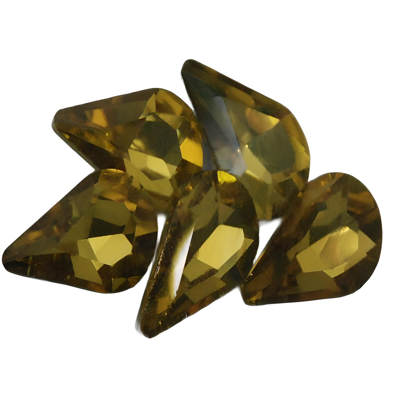 SOLASTA ESSENTIAL PEAR DROP OLIVINE FANCY STONES