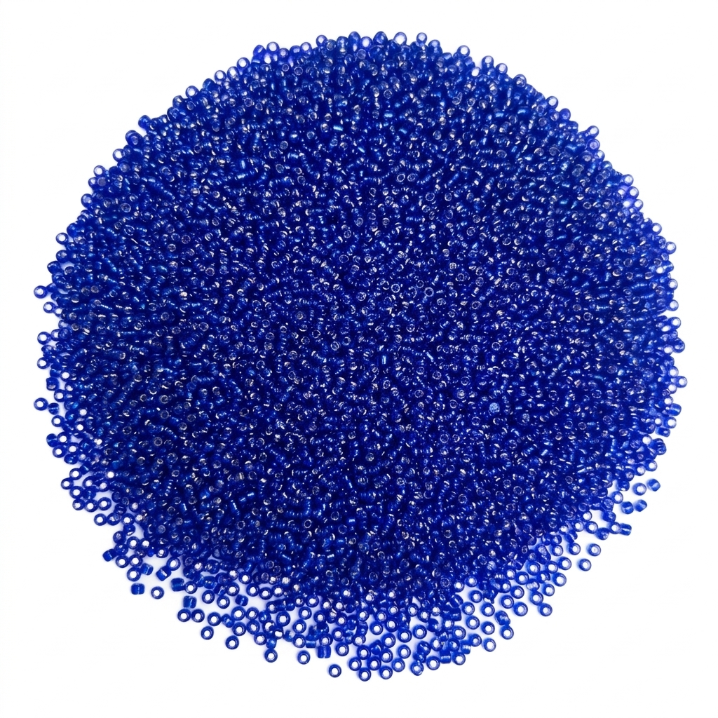 SOLASTA Glass Seed Beads 10000pcs 2mm for Jewelry Making – DIY Bracelet Beads, Bedazzling Kit, Necklace Making, Glass Beads for Crafts | 12 Colors (Sapphire Blue)