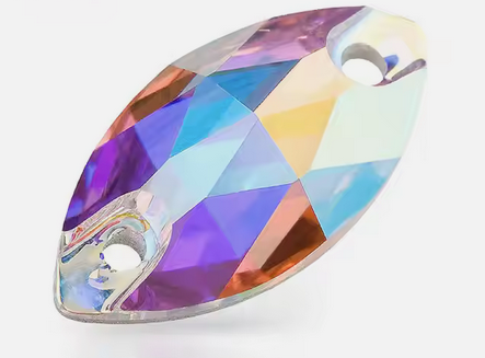 Navette Sew-On Flatback Stones