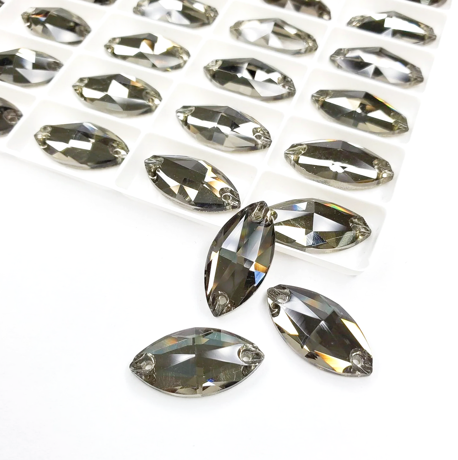 Navette Sew-On Flatback Stones