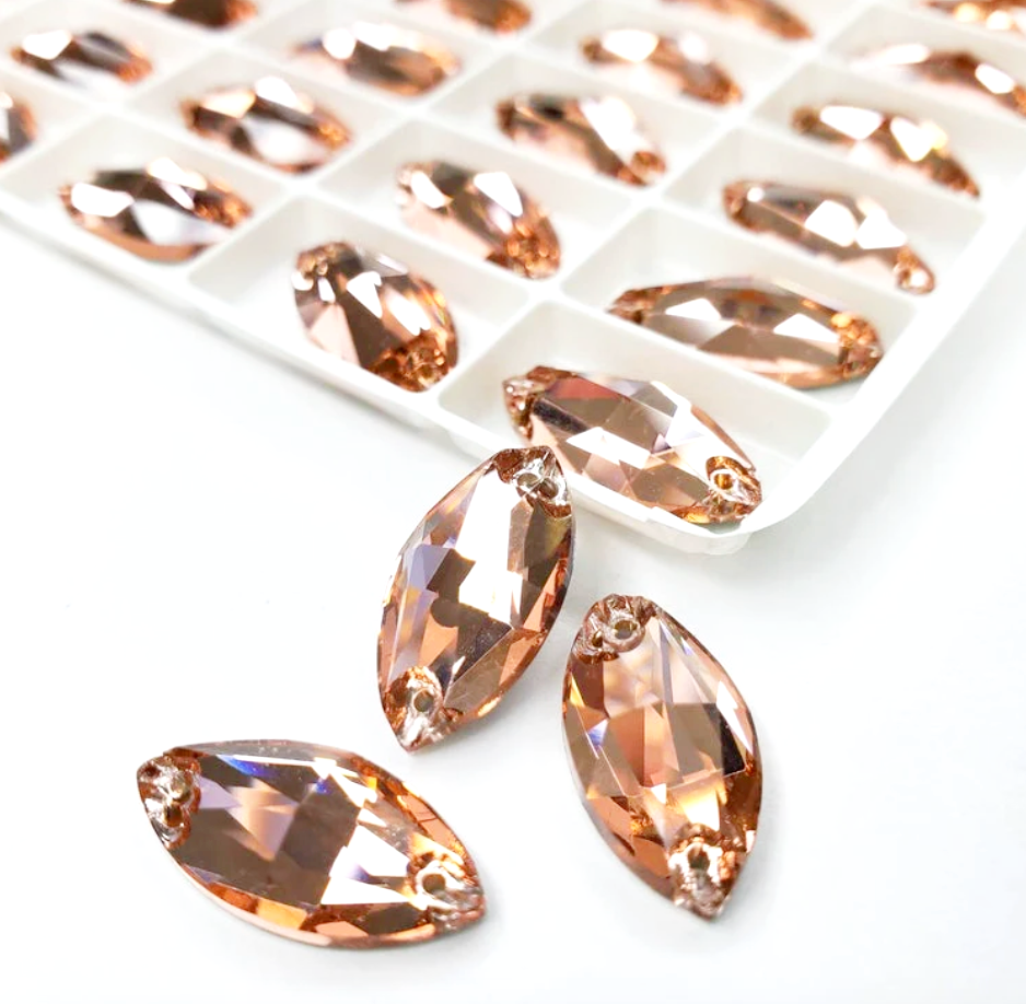 Navette Sew-On Flatback Stones