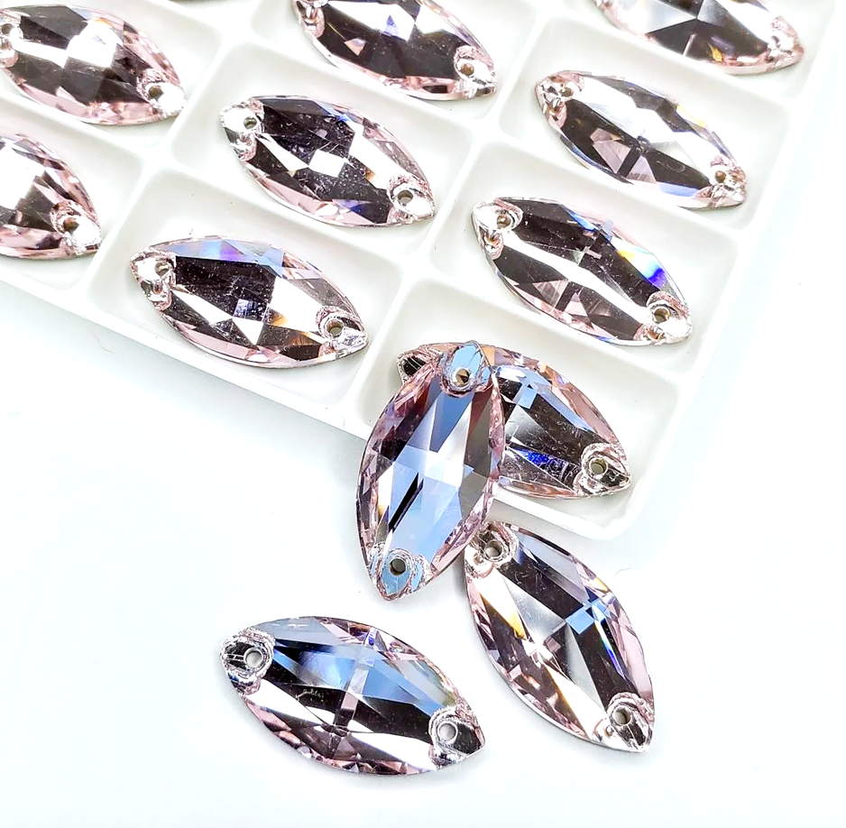 Navette Sew-On Flatback Stones