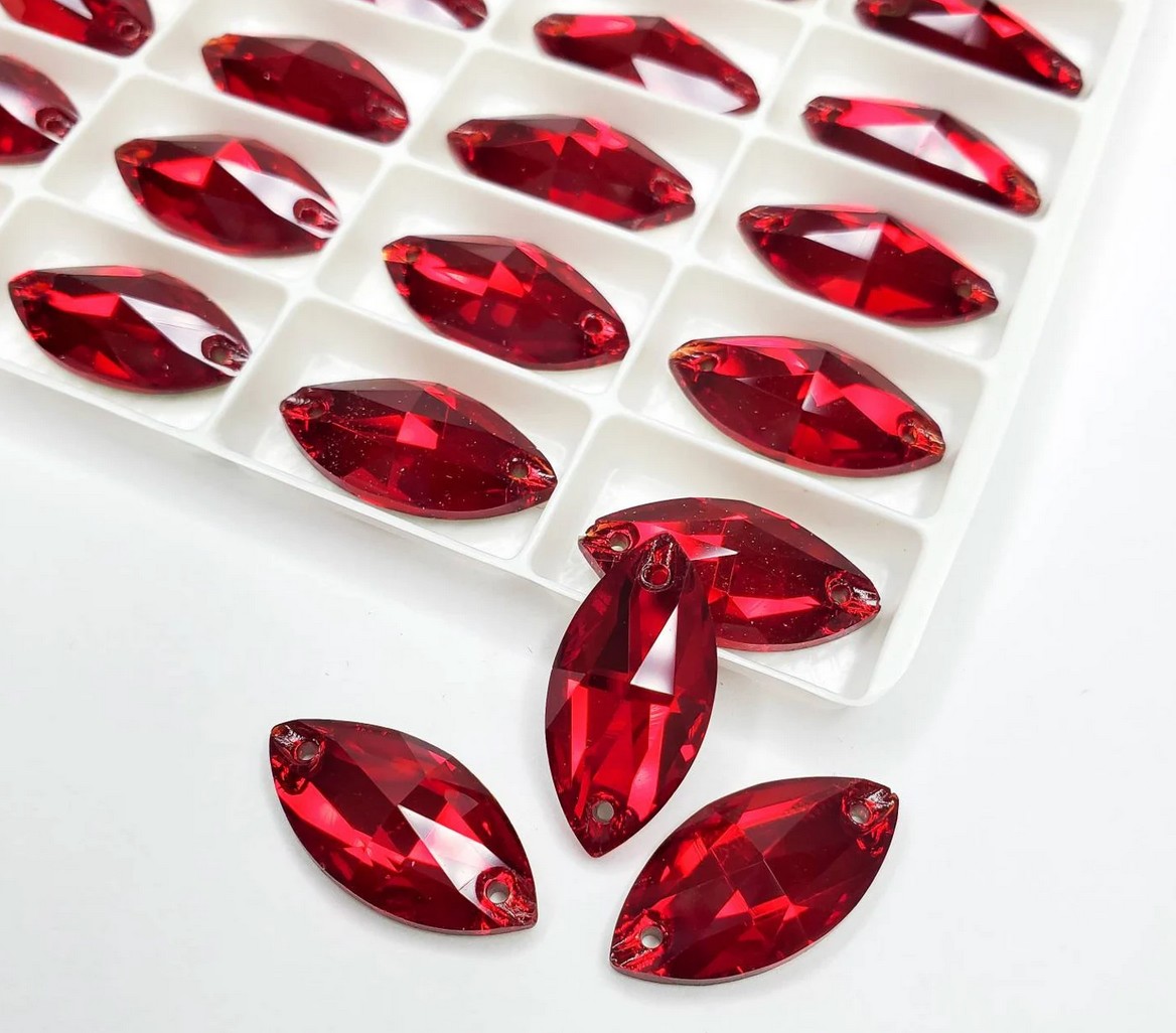 Navette Sew-On Flatback Stones