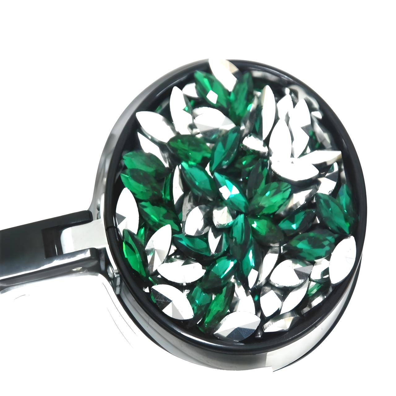 SOLASTA ESSENTIAL NAVETTE EMERALD FANCY STONES