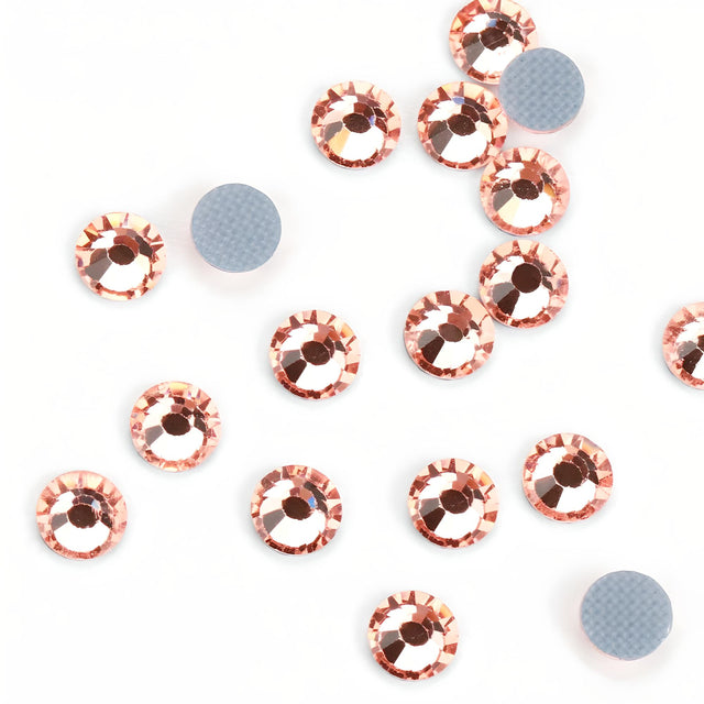 SOLASTA Premium Apricot Color Hotfix Rhinestones for DIY Crafts, Fashion Embellishments, and Garment Decoration