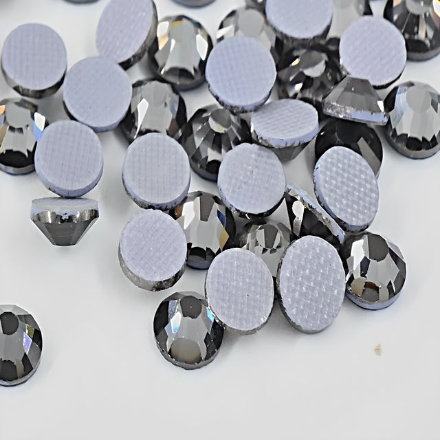 SOLASTA Premium Black Diamond Color Hotfix Rhinestones for DIY Crafts, Fashion Embellishments, and Garment Decoration