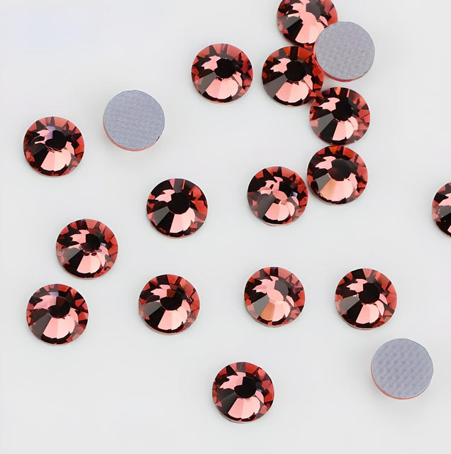 SOLASTA Premium Blush Rose Color Hotfix Rhinestones for DIY Crafts, Fashion Embellishments, and Garment Decoration