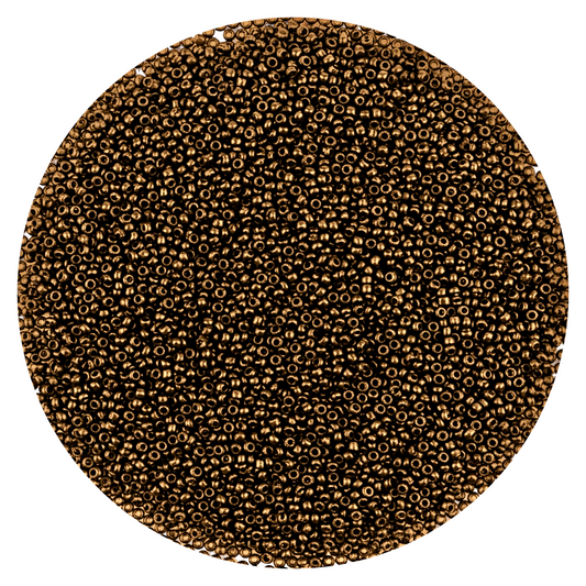 SOLASTA 12/0 Glass Seed Beads 10000pcs 2mm for Jewelry Making – DIY Bracelet Beads, Bedazzling Kit, Necklace Making, Glass Beads for Crafts | (Copper)
