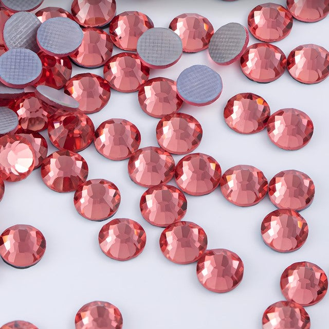 SOLASTA Premium Indian Pink Color Hotfix Rhinestones for DIY Crafts, Fashion Embellishments, and Garment Decoration