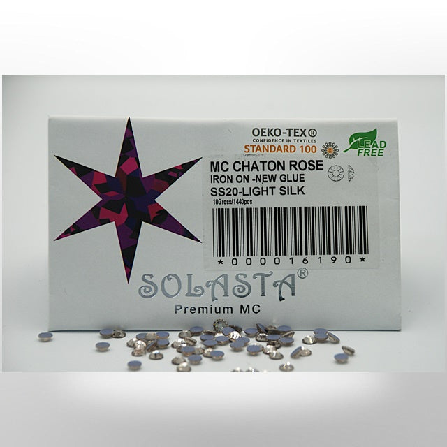 SOLASTA Premium Light Silk Color Hotfix Rhinestones for DIY Crafts, Fashion Embellishments, and Garment Decoration