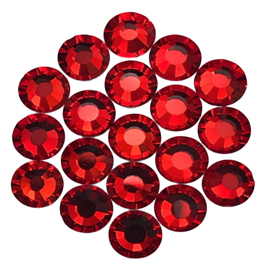 SOLASTA Essential Light Siam Color Hotfix Rhinestones for Clothing and Fabric Embellishments