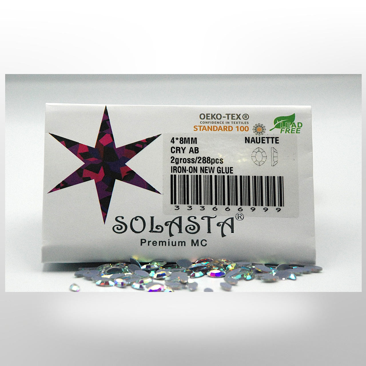 Premium Navette Drop Hotfix Rhinestones by SOLASTA, ideal for creative fashion projects in the UAE.