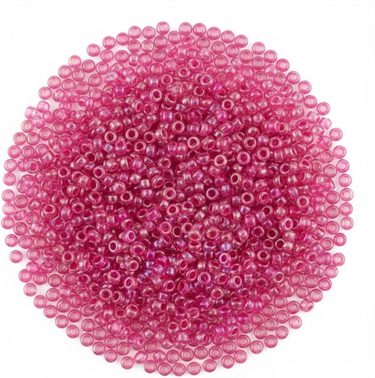 SOLASTA 12/0 Glass Seed Beads 10000pcs 2mm for Jewelry Making – DIY Bracelet Beads, Bedazzling Kit, Necklace Making, Glass Beads for Crafts | (PINK RAINBOW)