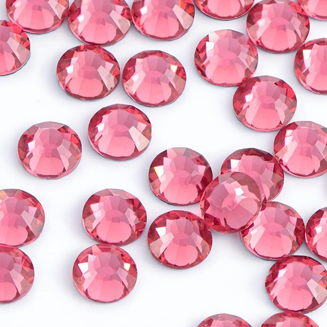 SOLASTA Premium Rose Color Hotfix Rhinestones for DIY Crafts, Fashion Embellishments, and Garment Decoration