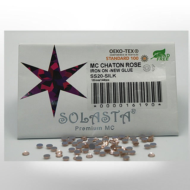 SOLASTA Premium Silk Color Hotfix Rhinestones for DIY Crafts, Fashion Embellishments, and Garment Decoration