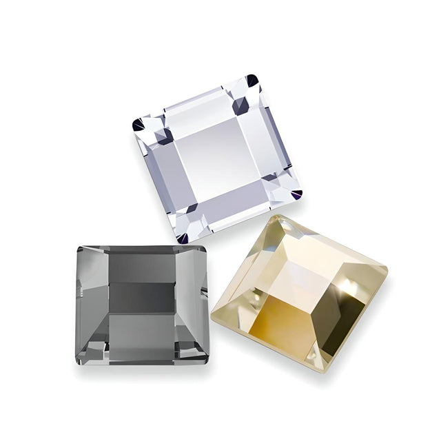 SOLASTA Essential Square Hotfix Rhinestones for Garments, Accessories, and DIY Projects - Elegant Crystal Square Shape for Easy Application