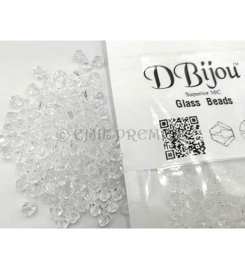 DBijou 8328 Bicone Bead 4mm Crystal 